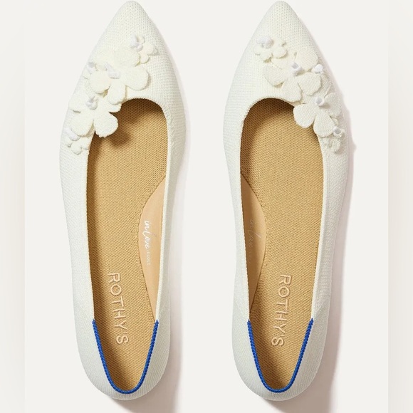 Rothy’s The Petal Point II White - Picture 2 of 12